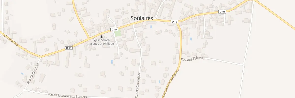 Plan du 7 Rue du Colombier à Soulaires
