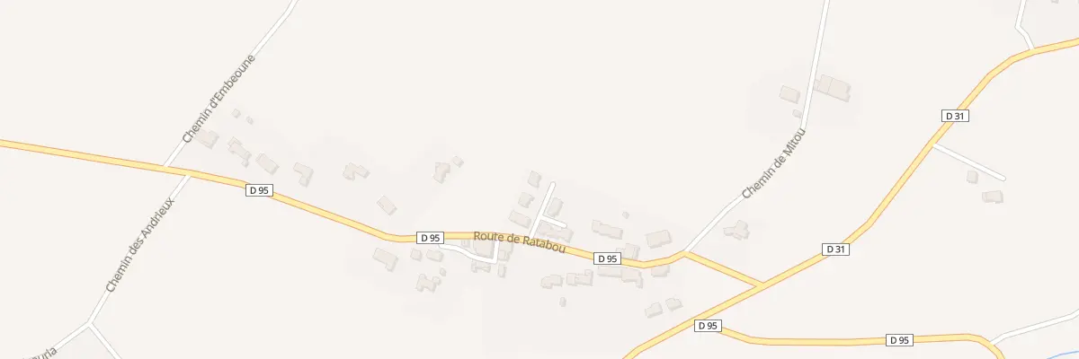 Plan du 815 Rte de Ratabou à Montlaur