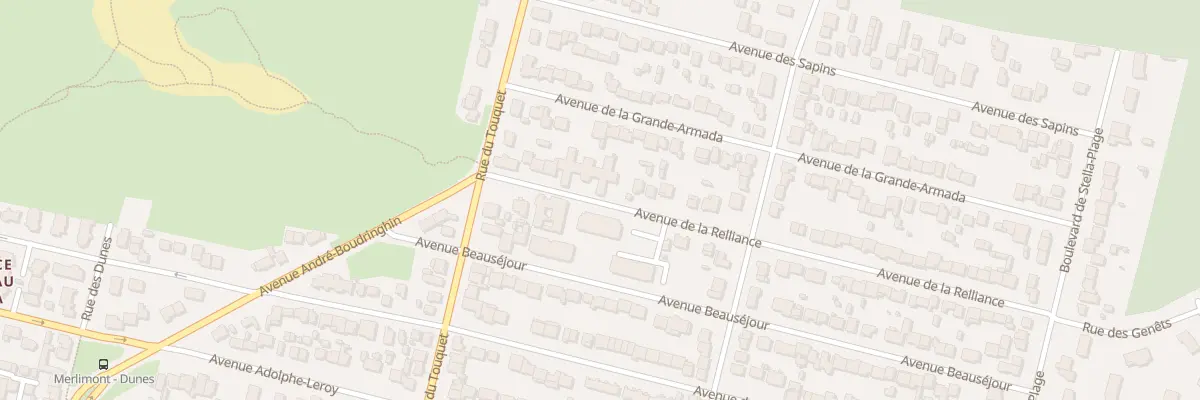 Plan du 341 Av de la Relliance à Merlimont