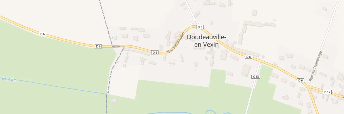Plan du 21 Rue Saint Aubin à Doudeauville-en-Vexin