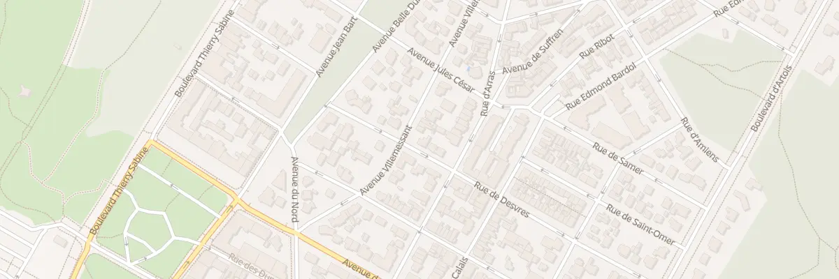Plan du 9 Rue de Desvres au Touquet-Paris-Plage