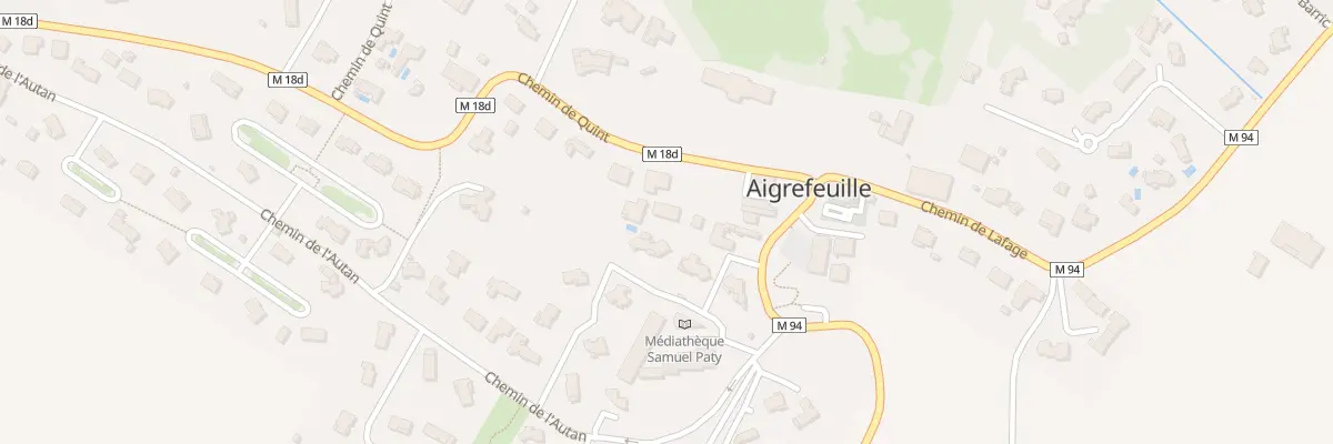 Plan du 3A Che de Quint à Aigrefeuille