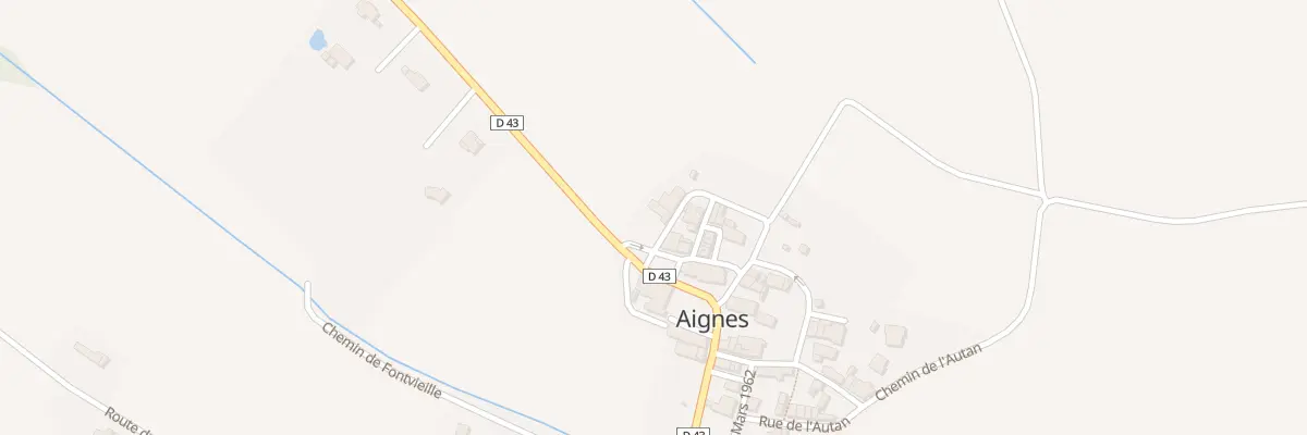 Plan du 54 Le Berge et Les Cazals à Aignes