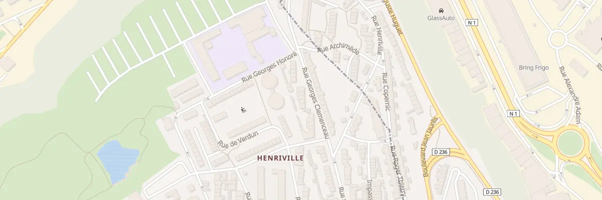 Plan du 95 Rue Georges Clémenceau au Portel