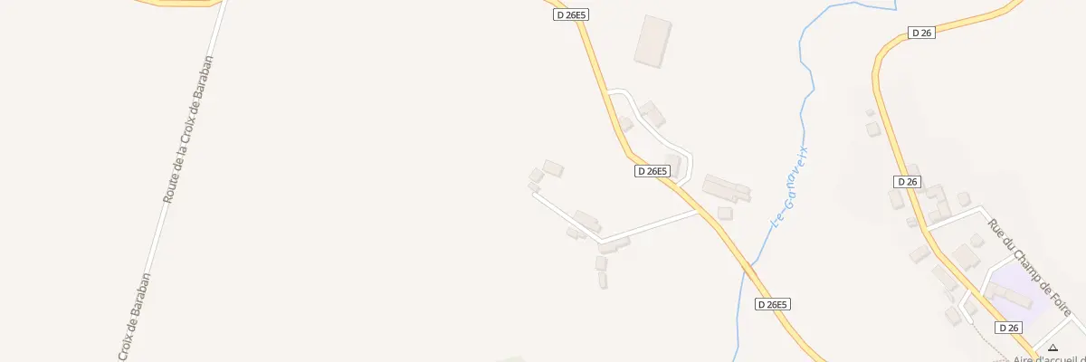 Plan du 176 Imp des Bardies à Condat-sur-Ganaveix