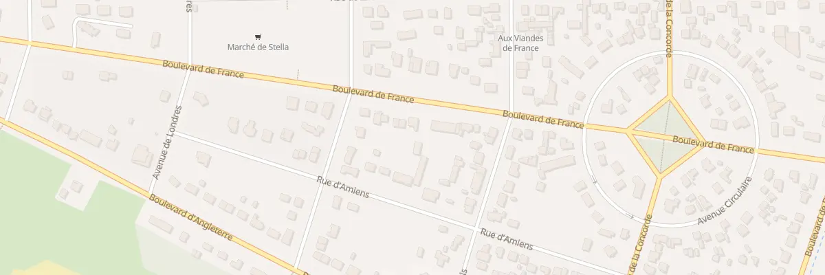Plan du 2365 Bd de France à Cucq