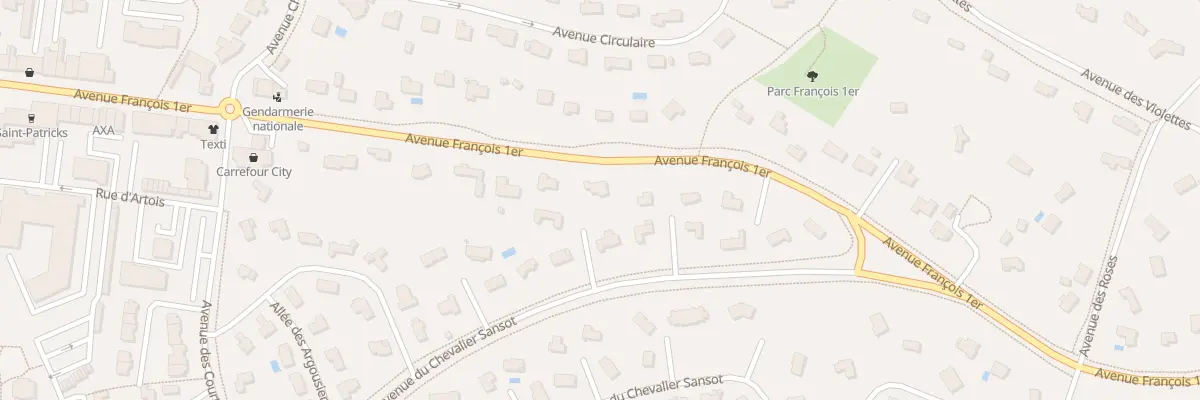 Plan du 383 Av Francois 1 à Neufchâtel-Hardelot