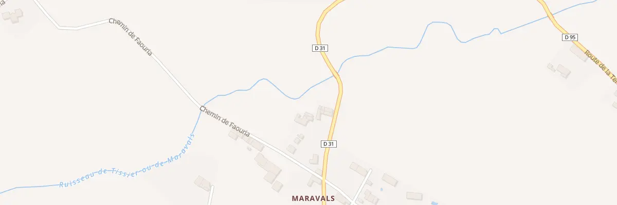 Plan du 1220B Rte de Maraval à Montlaur