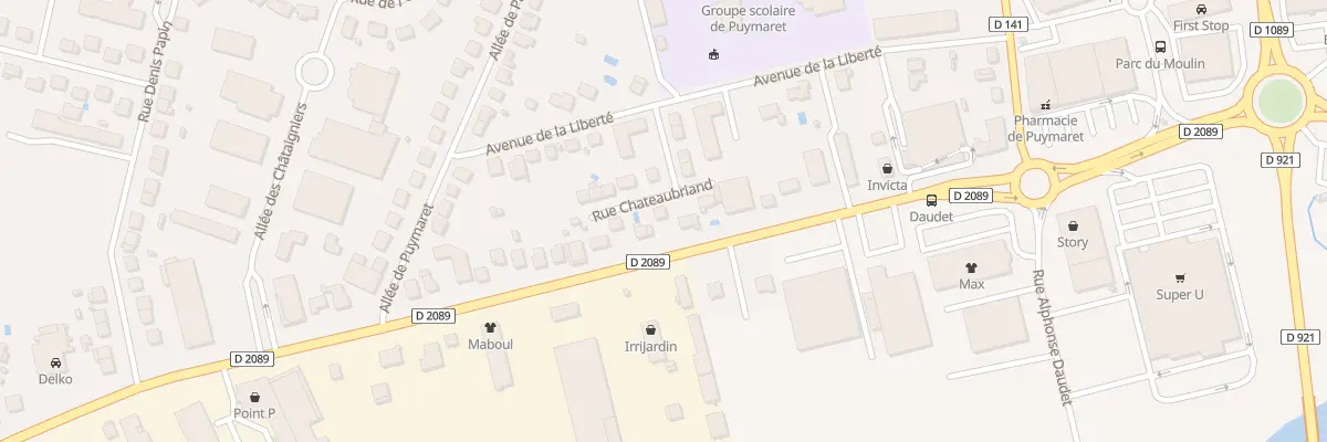 Plan du 5 Rue Chateaubriand à Malemort
