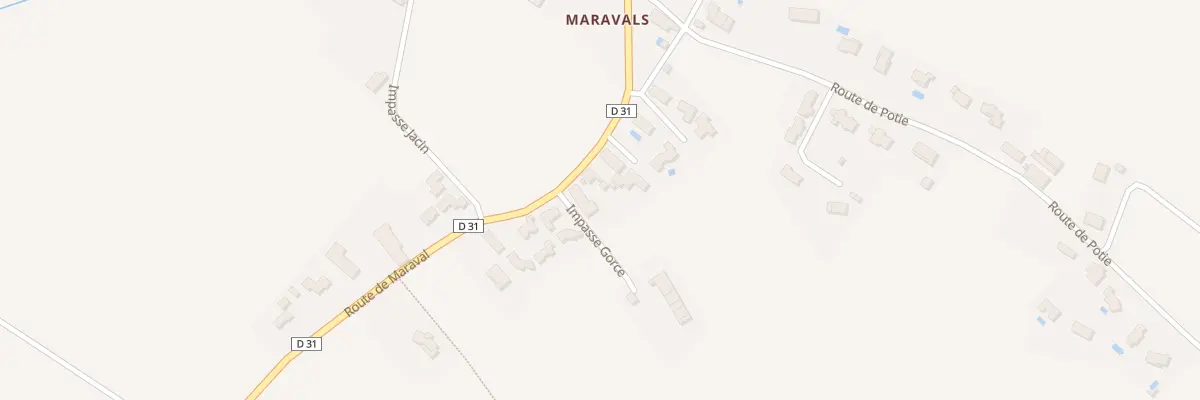 Plan du 810 Rte de Maraval à Montlaur