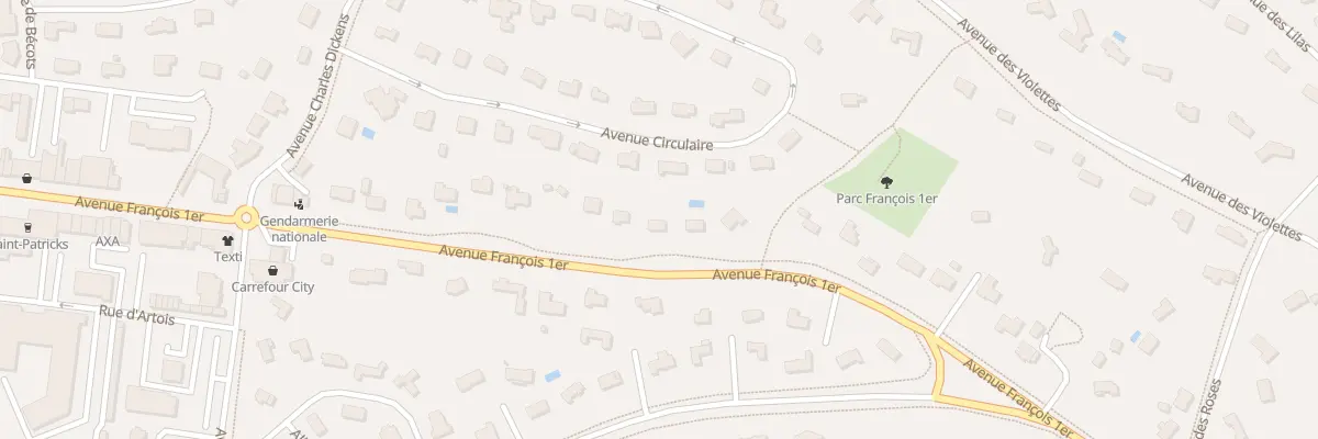 Plan du 382 Av Francois 1 à Neufchâtel-Hardelot