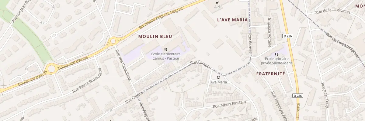 Plan du 381 Rue Carnot au Portel