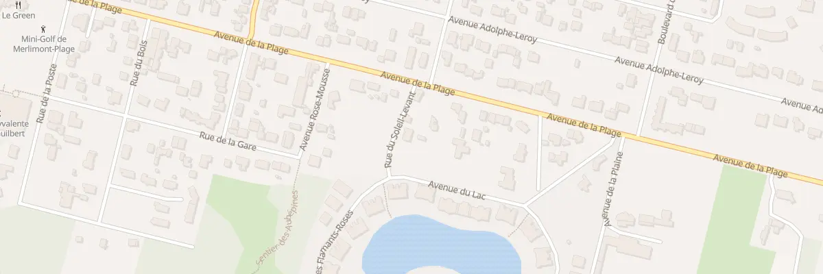 Plan du 45 Rue du Soleil Levant à Merlimont
