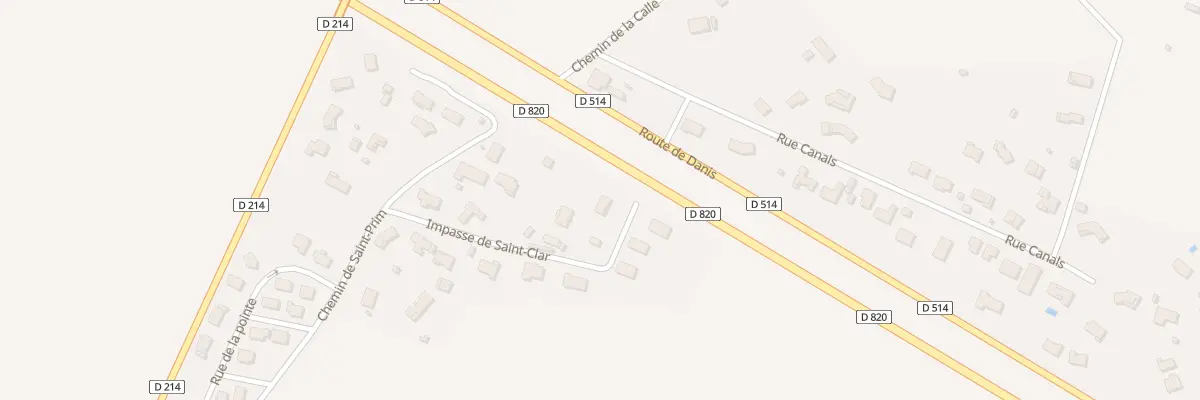 Plan du 4691 Saint Prim à Saverdun