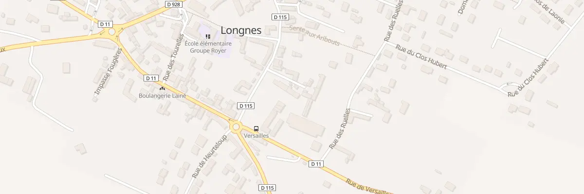 Plan du 22 Rue de Versailles à Longnes