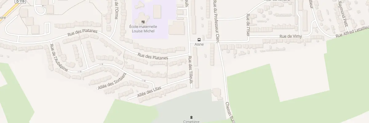 Plan du 153 Rue des Platanes à Outreau