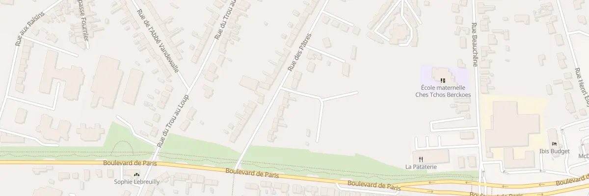 Plan du 57 Rue des Patres à Berck
