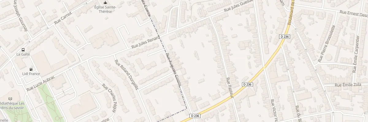 Plan du 51 Rue Auguste Comte à Outreau