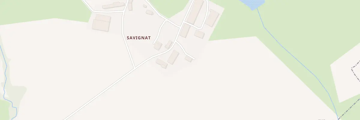 Plan du 3 Savignat à Lizières