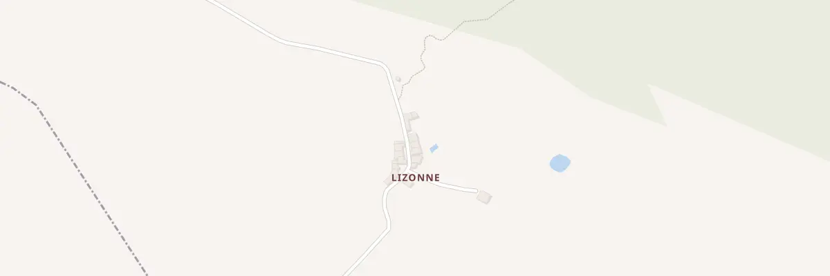 Plan du 153 Lizonne à Pradières