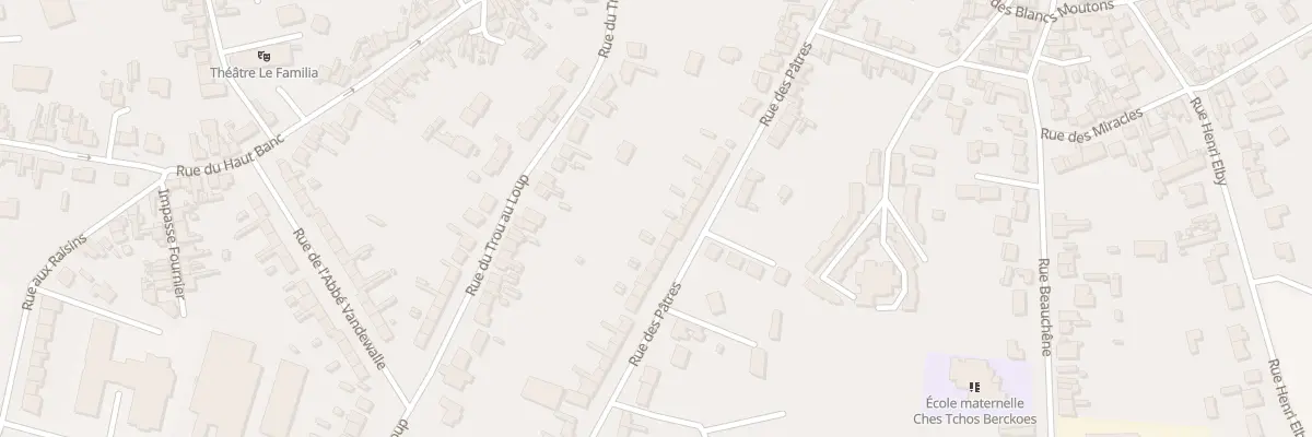 Plan du 44 Rue des Patres à Berck