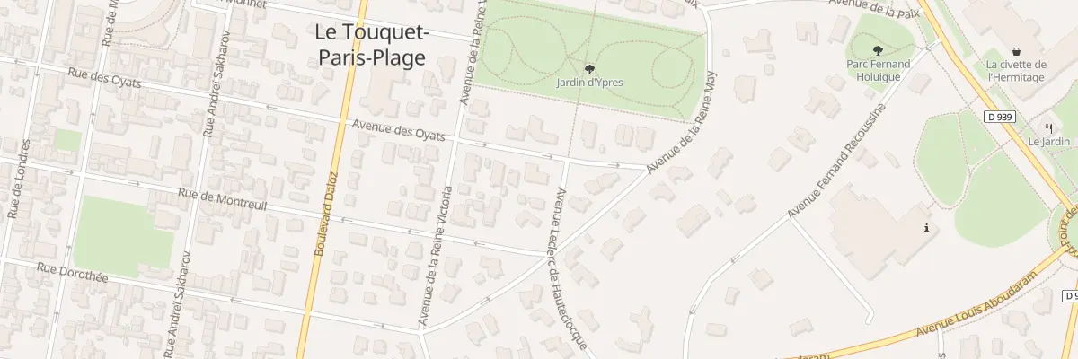 Plan du 164 Av des Oyats au Touquet-Paris-Plage