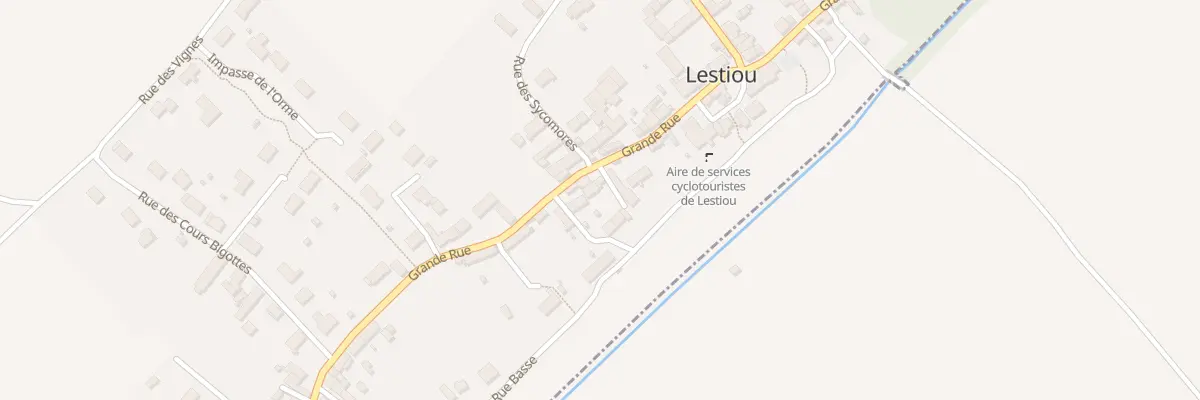 Plan du 25 Gr Grande Rue à Lestiou