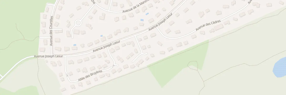 Plan du 4 All des Clématites à Neufchâtel-Hardelot