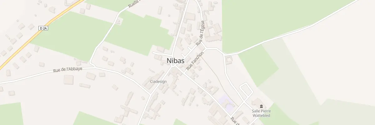 Plan du 2 Rue de l’Eglise à Nibas