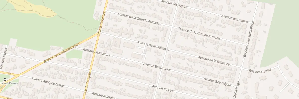 Plan du 428 Av de la Relliance à Merlimont