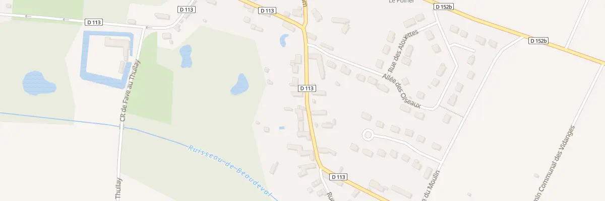 Plan du 18 Rue du Bout Corneret à Faverolles