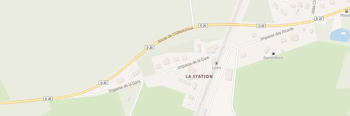 Plan du 7 Imp de la Gare à Luant