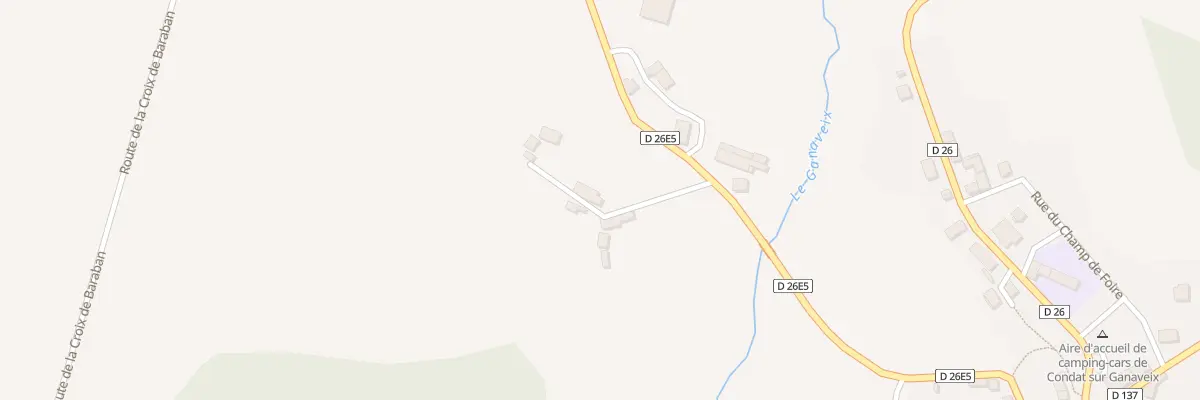 Plan du 102 Imp des Bardies à Condat-sur-Ganaveix