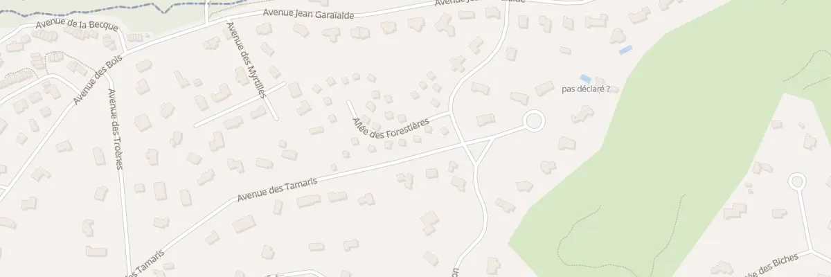 Plan du 8 All des Forestières à Neufchâtel-Hardelot