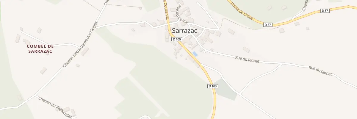 Plan du 169 Sarrazac à Cressensac-Sarrazac
