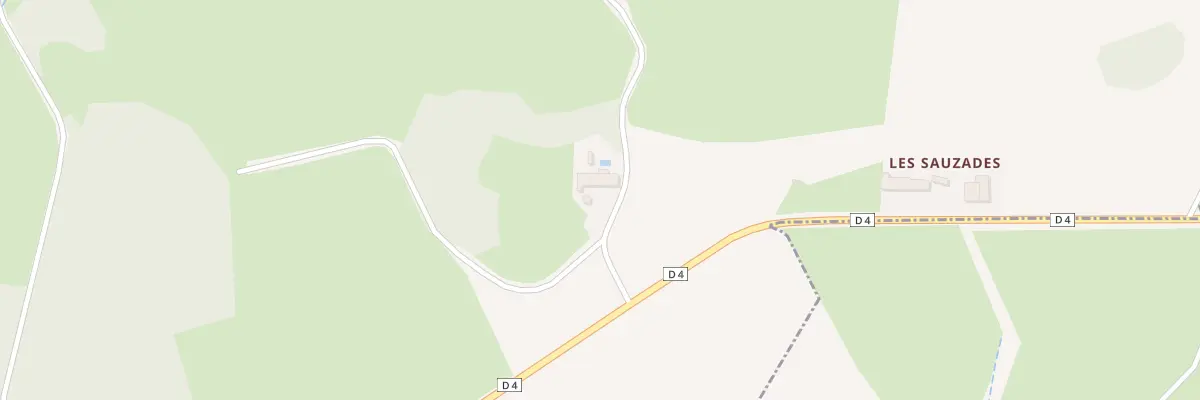 Plan du 2 Les Fougères à Chamborand
