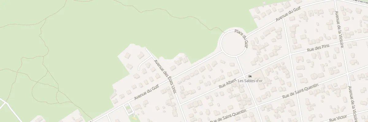 Plan du 408 Av du Golf à Cucq