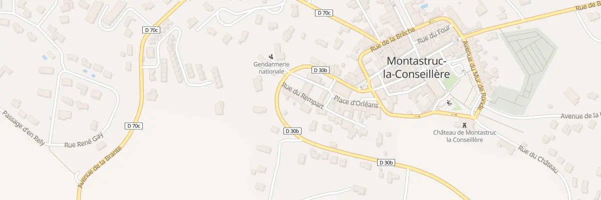 Plan du 8 Rue du Rempart à Montastruc-la-Conseillère