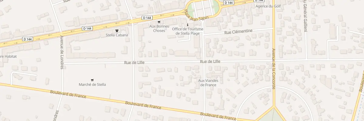 Plan du 684 Res le Grand Sud - Rue Lille à Cucq