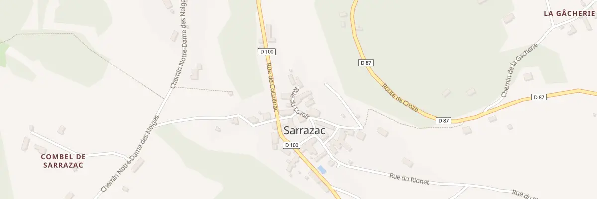 Plan du 147 Sarrazac à Cressensac-Sarrazac