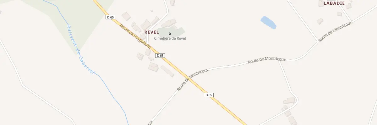 Plan du 2705 Rte de Montricoux à Vaïssac