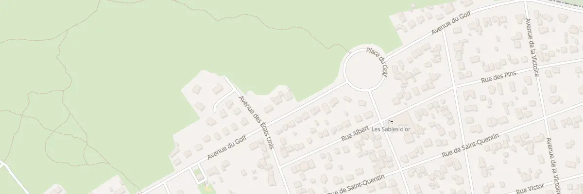 Plan du 398 Av du Golf à Cucq