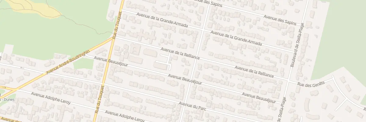 Plan du 438 Av de la Relliance à Merlimont