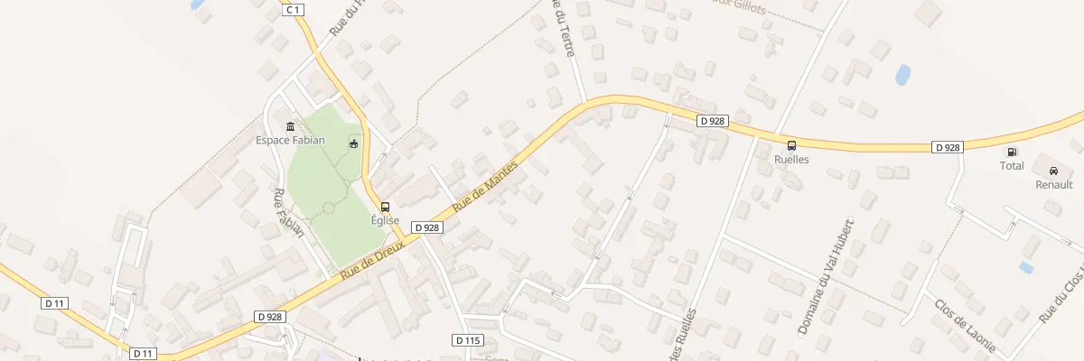Plan du 13 Rue de Mantes à Longnes