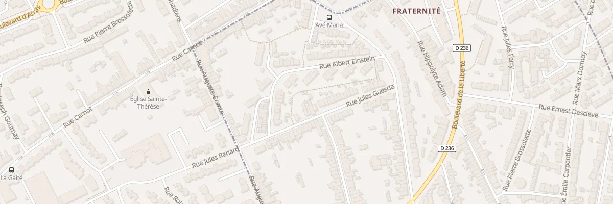 Plan du 42 Rue Jules Guesde à Outreau