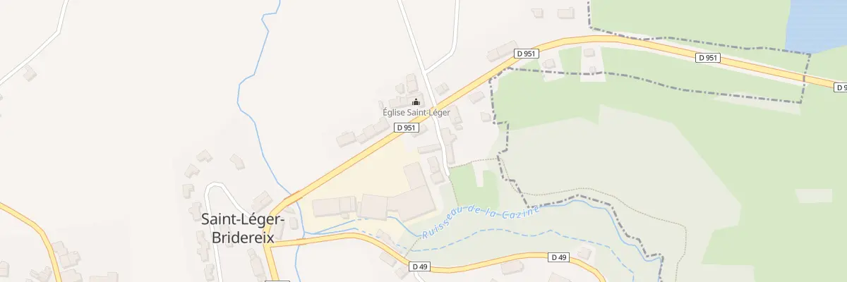 Plan du 14 Le Bourg à Saint-Léger-Bridereix