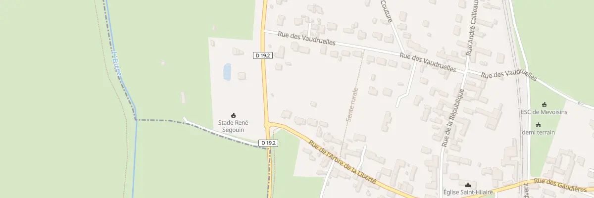 Plan du 1 Rue de l’Arbre de la Liberté à Mévoisins