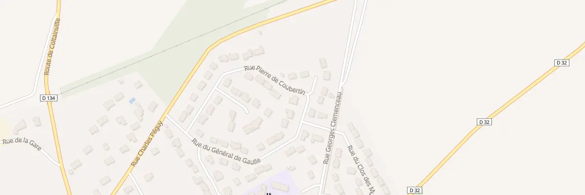 Plan du 18 Rue Pierre de Coubertin à Coltainville