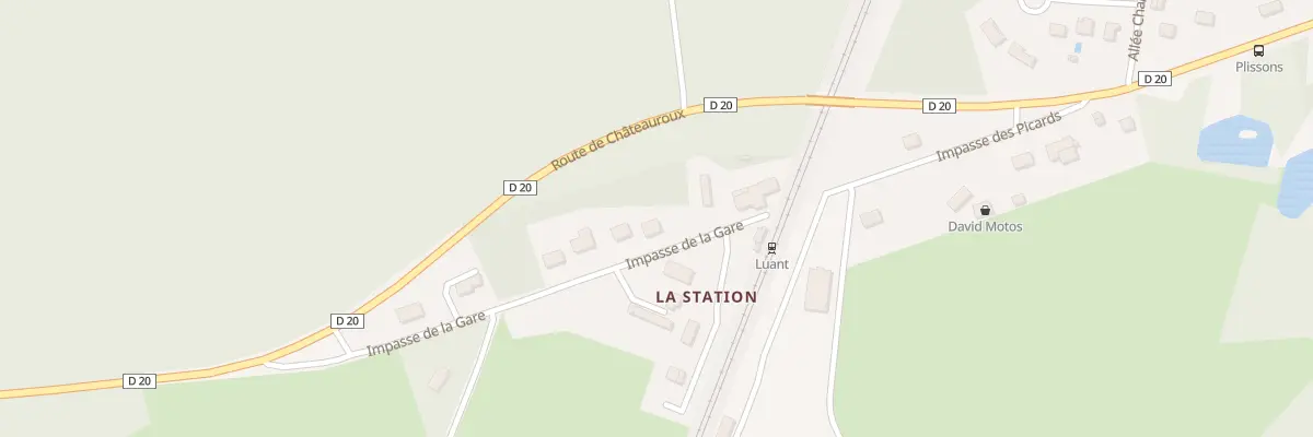 Plan du 9 Imp de la Gare à Luant