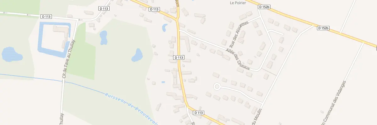 Plan du 42 Rue du Bout Corneret à Faverolles
